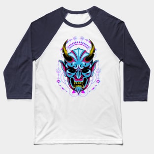 oni devil mask Baseball T-Shirt